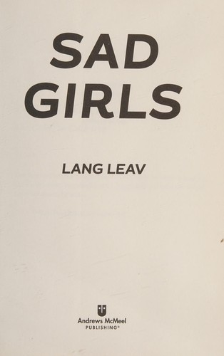 Lang Leav: Sad girls (2017)