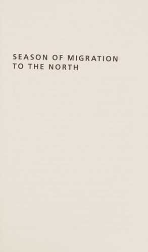 al-Ṭayyib Ṣāliḥ: Season of migration to the north (2009, Review Books)