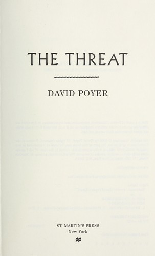 The threat (Hardcover, 2006, St. Martin's Press)