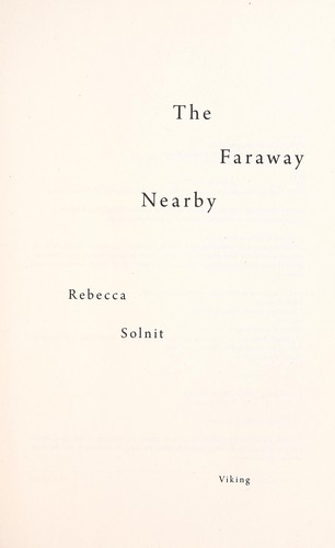 The faraway nearby (2013)