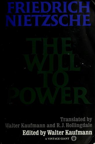 The will to power (1968, Vintage Books)