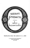 Nikos Kazantzakis: Saint Francis (Paperback, 1970, Simon and Schuster)