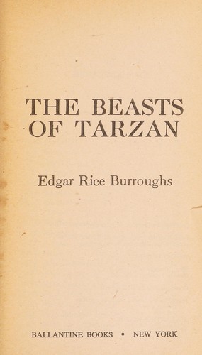 Edgar Rice Burroughs: The Beasts of Tarzan (Paperback, 1975, Ballantine Books)