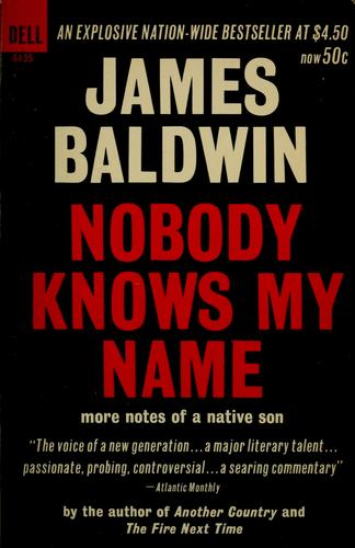 James Baldwin: Nobody knows my name (1963, Dell Pub. Co.)