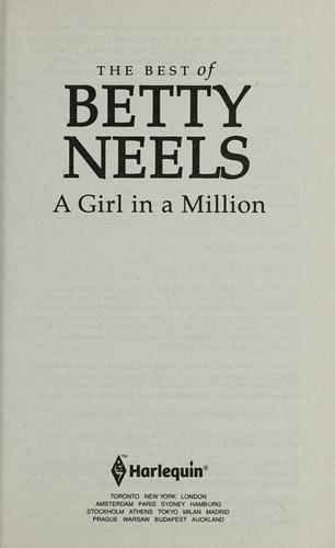 Betty Neels: A Girl in a Million (2012, Harlequin)