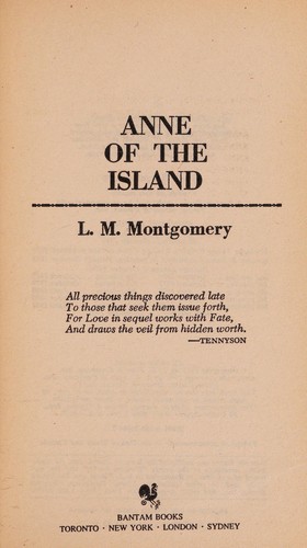 Anne of the island (1998, Bantam Books)