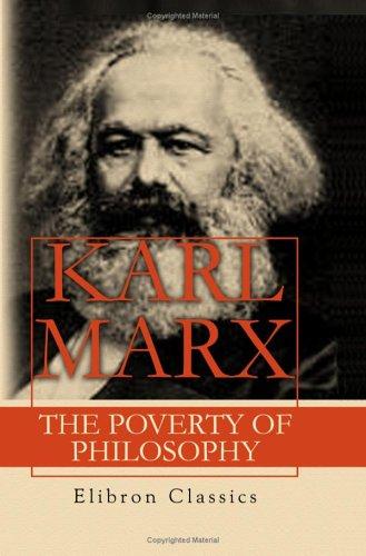 Karl Marx: The Poverty of Philosophy (Paperback, 2005, Adamant Media Corporation)