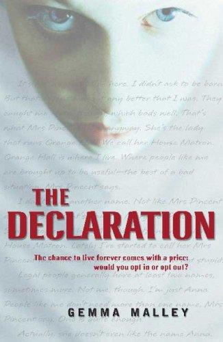 Gemma Malley: The Declaration (Hardcover, 2007, Bloomsbury USA Children's Books)