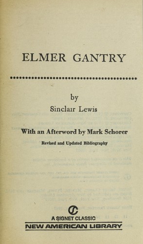 Elmer Gantry (Signet Classics) (1967, Signet Classics)