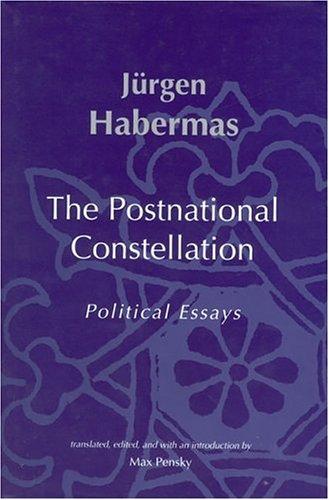 Jürgen Habermas: The Postnational Constellation (Hardcover, 2001, The MIT Press)