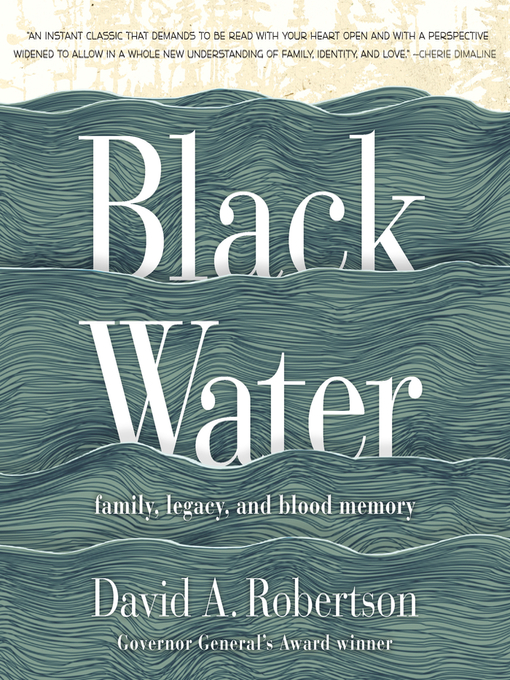 David A. Robertson: Black Water (2020, HarperCollins Publishers)