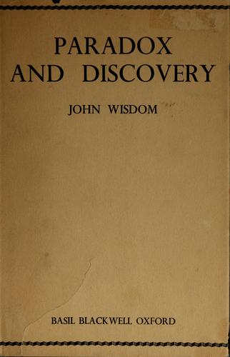 Paradox and discovery (1965, B. Blackwell)