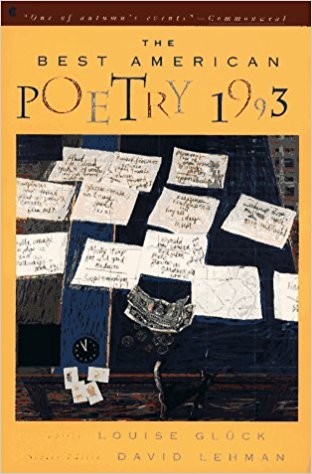 Louise Glück, David Lehman: The Best American Poetry 1993 (1993, Scribner)