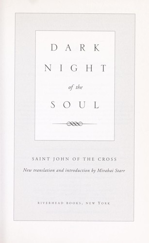 John of the Cross: Dark night of the soul (2002, Riverhead Books)