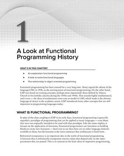 Oliver Sturm: Functional programming in C# (2011, Wiley)