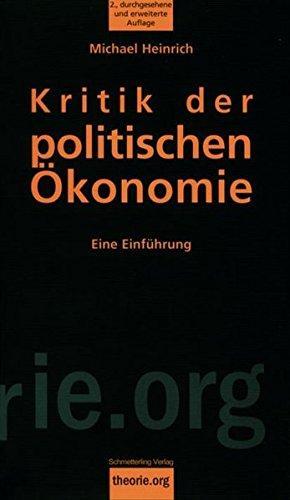 Kritik der politischen Ökonomie. Eine Einführung (German language, Schmetterling Verlag)