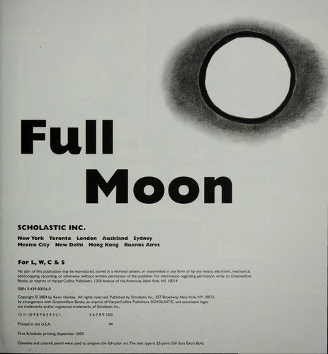 Kitten's first full moon (2005, Scholastic Inc.)