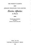 Elective affinities (1994, Oxford University Press)