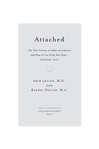 Attached (2010, Jeremy P. Tarcher)
