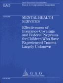 Janet Heinrich, Helene F. Toiv: Mental Health Services (Paperback, 2003, Diane Pub Co)