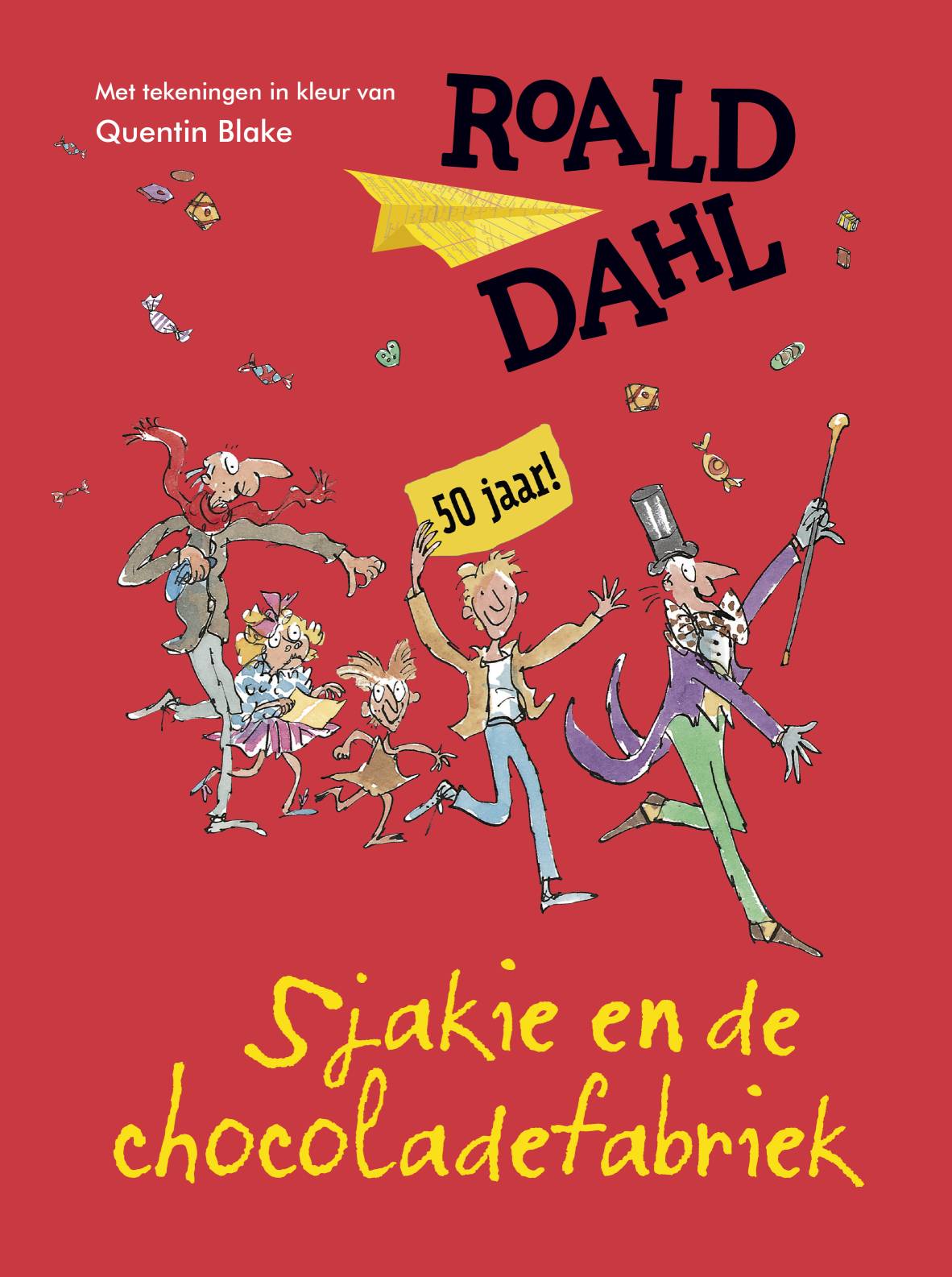 Sjakie en de chocoladefabriek (Hardcover, Dutch language, De Fontijn BV)