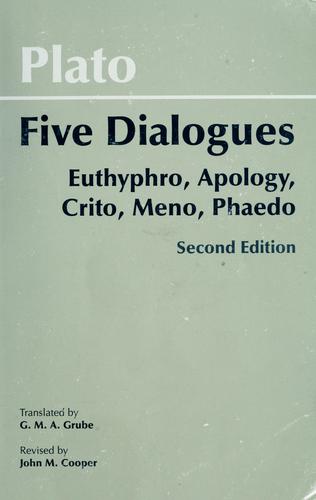 Five dialogues (2002, Hackett Pub. Co.)
