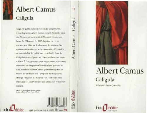 Caligula (French language, 1993, Gallimard)