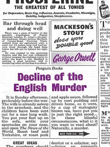 Decline of the English Murder (EBook, 2010, Penguin Group UK)