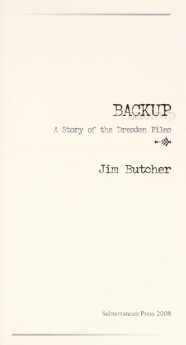 Backup (2008, Subterranean Press)