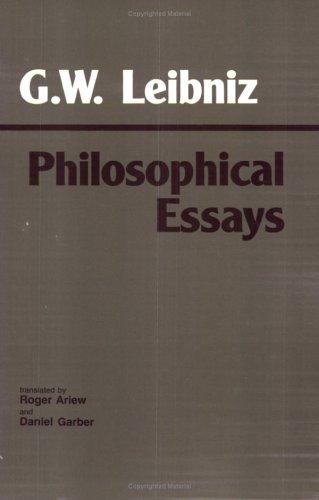 Philosophical essays (1989, Hackett Pub. Co.)