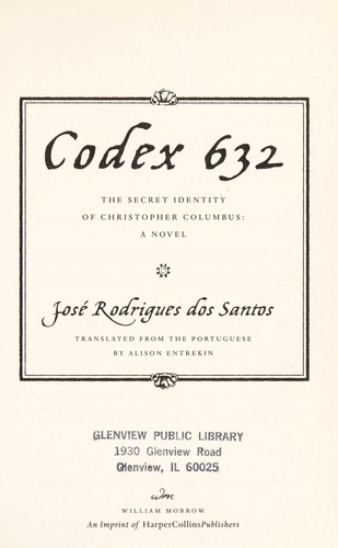 Codex 632 (2008, William Morrow)