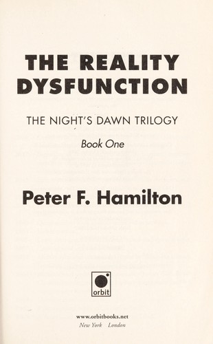 The Reality Dysfunction (2008, Orbit)