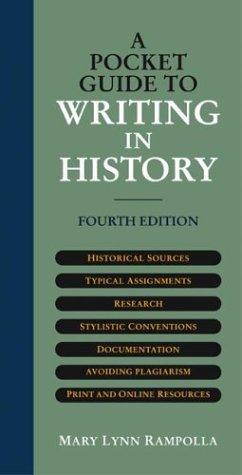 Mary Lynn Rampolla: A pocket guide to writing in history (2004, Bedford/St. Martin's)