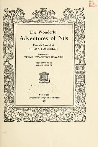 Selma Lagerlöf: The wonderful adventures of Nils (1910, Doubleday, Page & company)