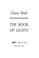 Chaim Potok: The book of lights