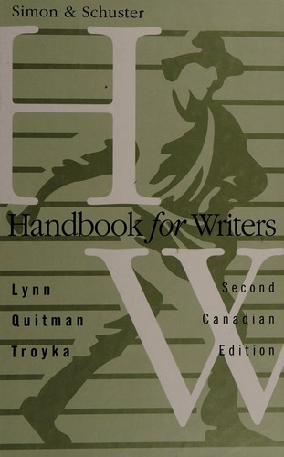 Lynn Quitman Troyka: Simon & Schuster handbook for writers (1999, Prentice-Hall Allyn and Bacon Canada)