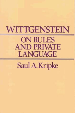 Wittgenstein on Rules and Private Language (Paperback, 2007, Harvard University Press)