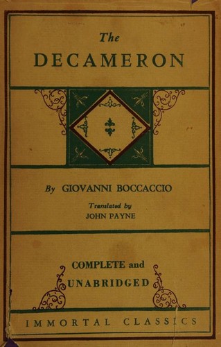 Giovanni Boccaccio: The Decameron (1925, Immortal Classics)