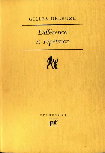 Différence et Répétition (Paperback, 2000, Presses Universitaires de France - PUF)