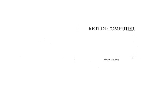 Andrew S. Tanenbaum: Reti di computer (Italian language, 1998, UTET, Prentice Hall)