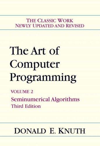 The  art of computer programming (1997, Addison-Wesley)