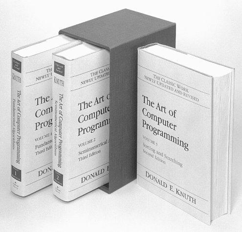 Art of Computer Programming, The, Volumes 1-3 Boxed Set (2nd Edition) (The Art of Computer Programming Series) (1998, Addison-Wesley Professional)