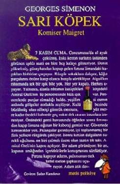 Georges Simenon: Sari Köpek - Komiser maigret (Paperback, 2015, Metis Yayincilik)