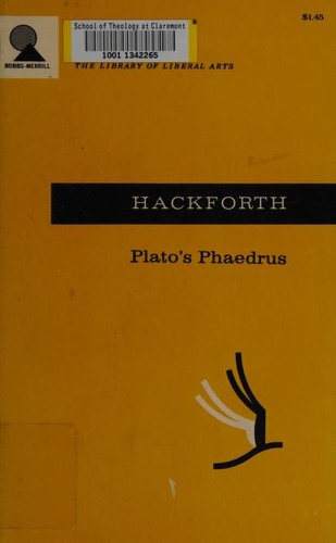 Plato: Plato's Phaedrus (1952, Bobbs-Merrill)