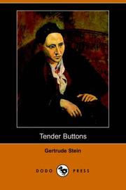 Gertrude Stein: Tender Buttons (Dodo Press) (Paperback, 2006, Dodo Press)