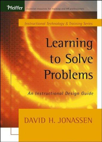 Learning to Solve Problems (Paperback, 2003, Pfeiffer)