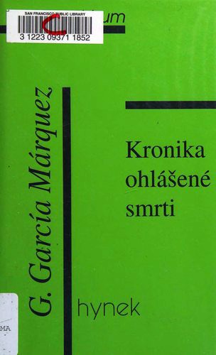 Kronika ohlášené smrti (Hardcover, Czech language, 1997, Hynek)
