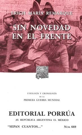Sin novedad en el frente (Paperback, Spanish language, 2016, Porrua)
