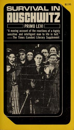 Survival in Auschwitz (Paperback, 1961, Collier Books)
