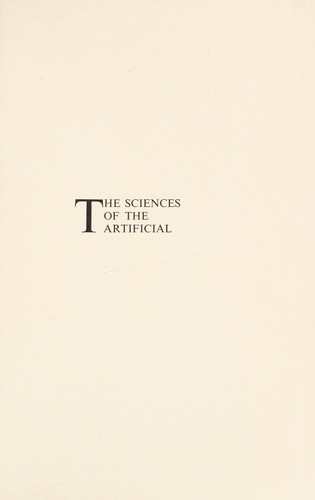 Herbert Alexander Simon: The sciences of the artificial (1969, M.I.T. Press)